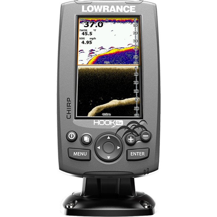Lowrance HOOK-4x Mid/High/DownScan Эхолот Lowrance HOOK-4x Mid/High/DownScan Эхолот