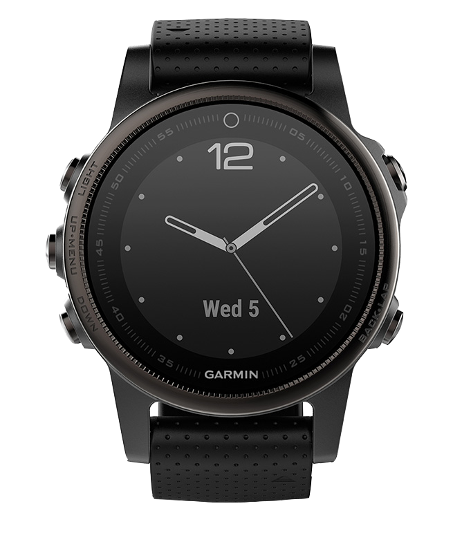 FENIX 5S SAPPHIRE черные с черным ремешком FENIX 5S SAPPHIRE черные с черным ремешком