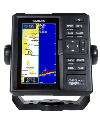 GPSMAP 585 PLUS с трансдьюсером GT20