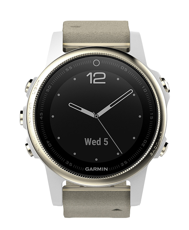 FENIX 5S SAPPHIRE золотистые с замшевым ремешком FENIX 5S SAPPHIRE золотистые с замшевым ремешком