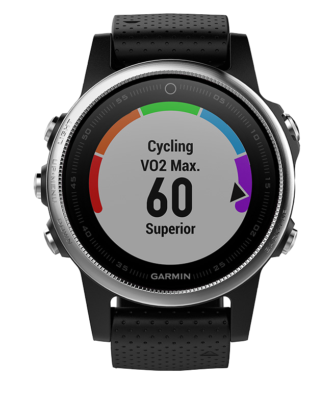 FENIX 5S серебристые с черным ремешком FENIX 5S серебристые с черным ремешком